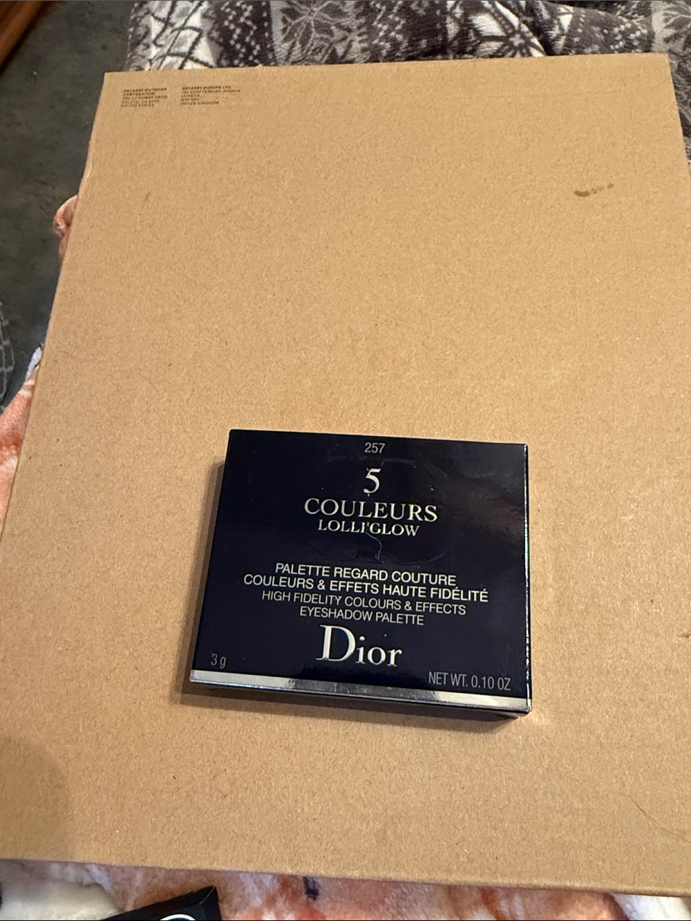 Dior 5 Couleurs LolliGlow Eyeshadow Palette - Black and Gold Accents